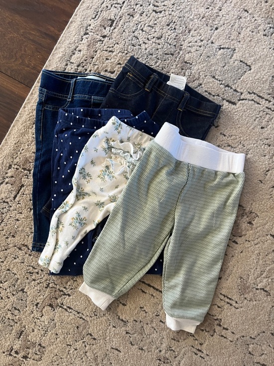 Levi's Other - Baby Girl Mixed Pants Set - Green, Navy, Floral